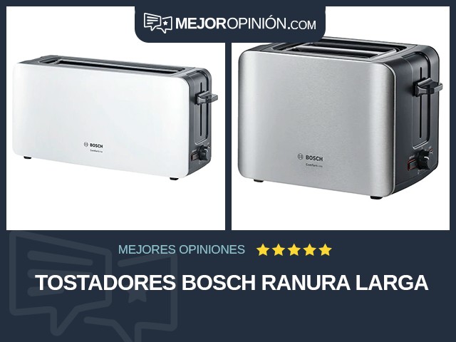 Tostadores Bosch Ranura larga