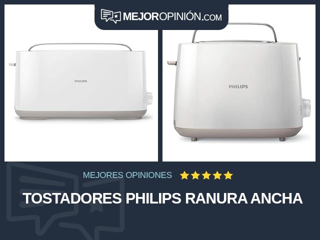 Tostadores Philips Ranura ancha