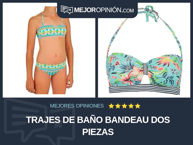 Trajes de baño Bandeau Dos piezas