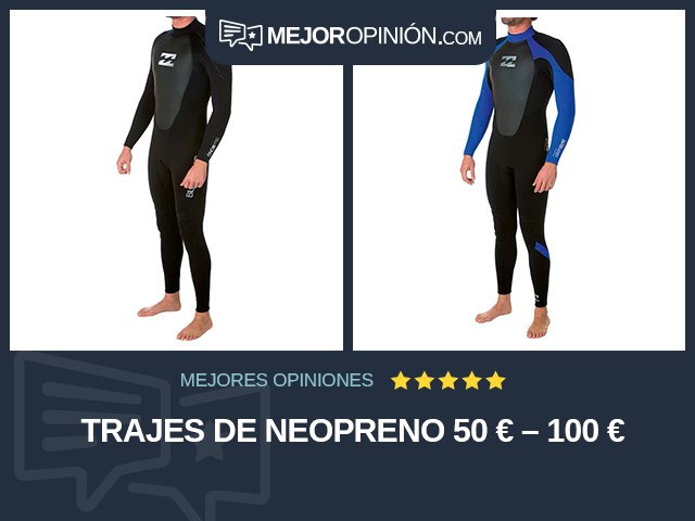 Trajes de neopreno 50 € – 100 €