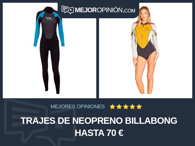 Trajes de neopreno Billabong Hasta 70 €