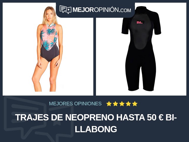 Trajes de neopreno Hasta 50 € Billabong