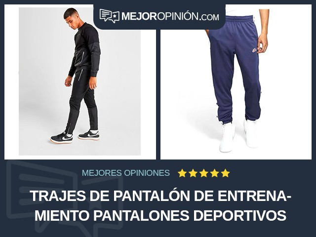 Trajes de pantalón De entrenamiento Pantalones deportivos