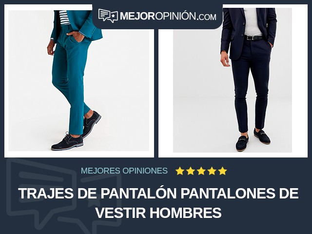 Trajes de pantalón Pantalones de vestir Hombres