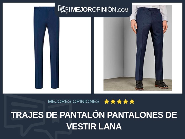 Trajes de pantalón Pantalones de vestir Lana