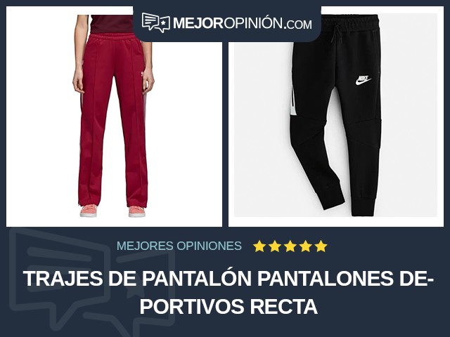 Trajes de pantalón Pantalones deportivos Recta