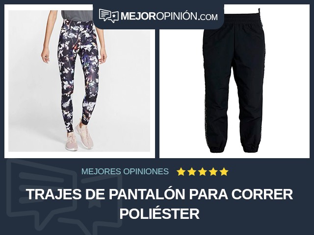 Trajes de pantalón Para correr Poliéster