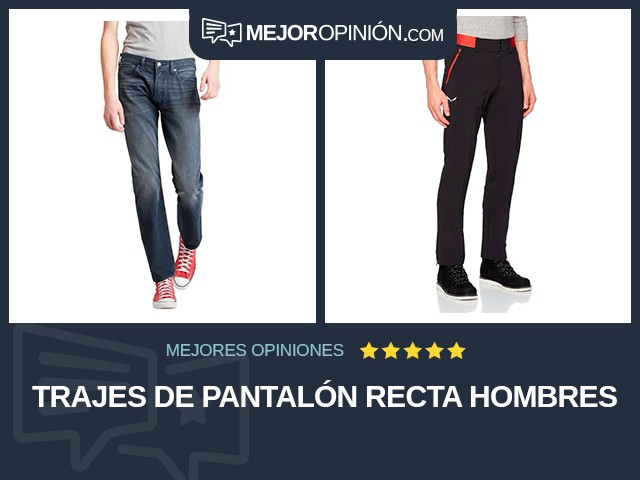 Trajes de pantalón Recta Hombres