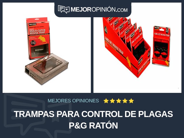 Trampas para control de plagas P&G Ratón