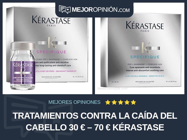 Tratamientos contra la caída del cabello 30 € – 70 € Kérastase