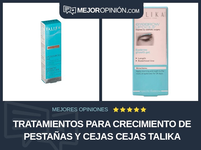 Tratamientos para crecimiento de pestañas y cejas Cejas Talika