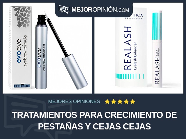 Tratamientos para crecimiento de pestañas y cejas Cejas