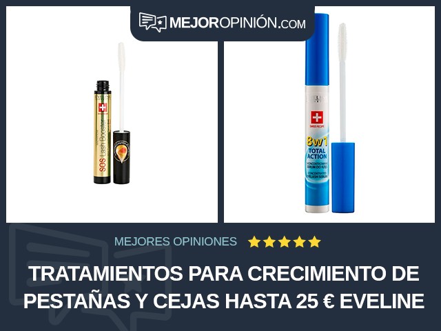 Tratamientos para crecimiento de pestañas y cejas Hasta 25 € Eveline Cosmetics