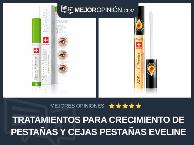 Tratamientos para crecimiento de pestañas y cejas Pestañas Eveline Cosmetics