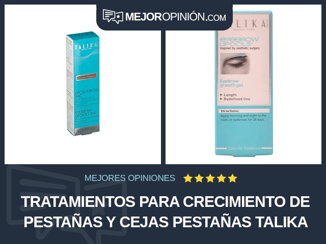 Tratamientos para crecimiento de pestañas y cejas Pestañas Talika