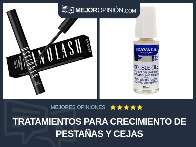 Tratamientos para crecimiento de pestañas y cejas