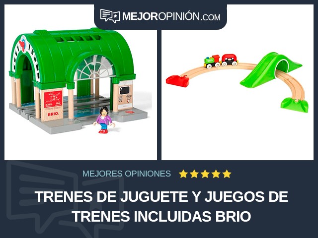 Trenes de juguete y juegos de trenes Incluidas BRIO