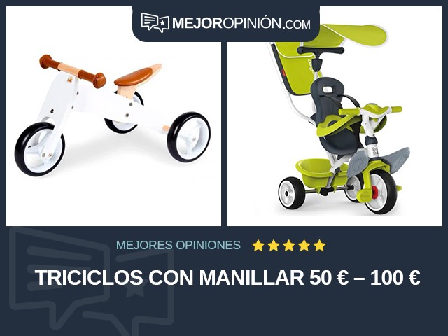 Triciclos Con manillar 50 € – 100 €