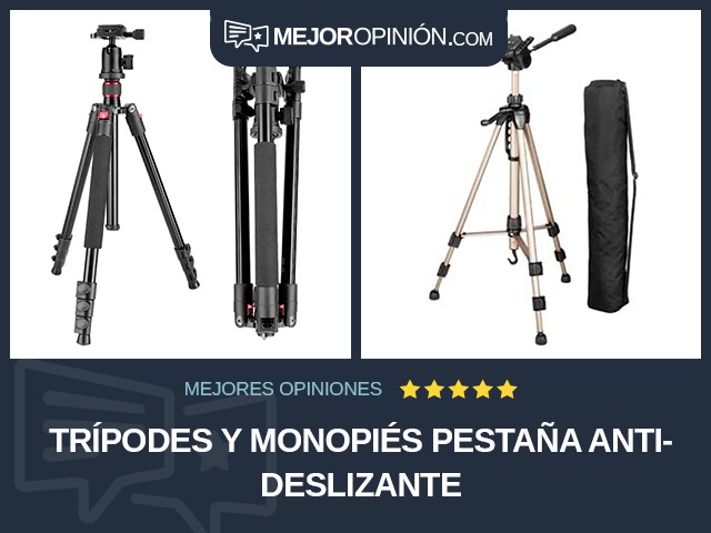 Trípodes y monopiés Pestaña Antideslizante