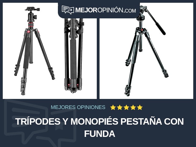 Trípodes y monopiés Pestaña Con funda