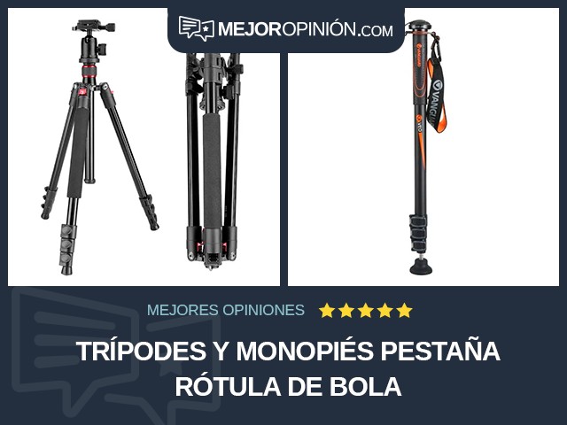 Trípodes y monopiés Pestaña Rótula de bola