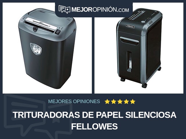 Trituradoras de papel Silenciosa Fellowes