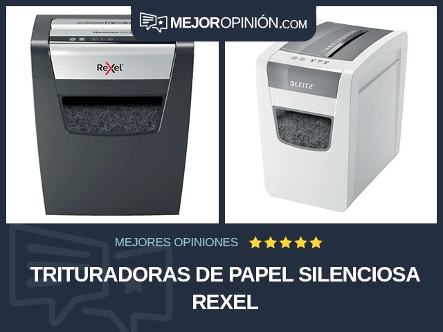 Trituradoras de papel Silenciosa Rexel