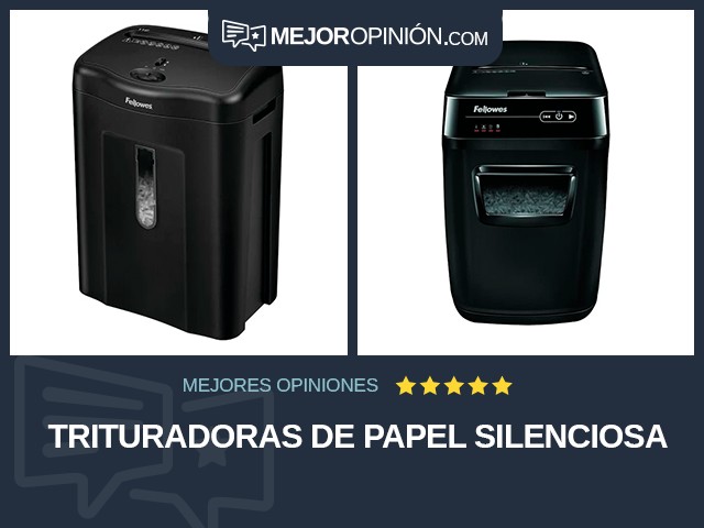 Trituradoras de papel Silenciosa