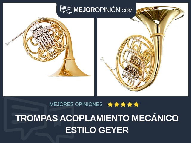 Trompas Acoplamiento mecánico Estilo Geyer