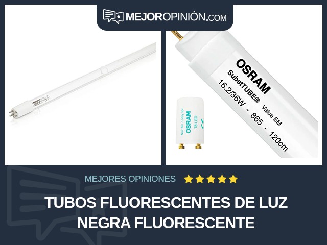 Tubos fluorescentes De luz negra Fluorescente