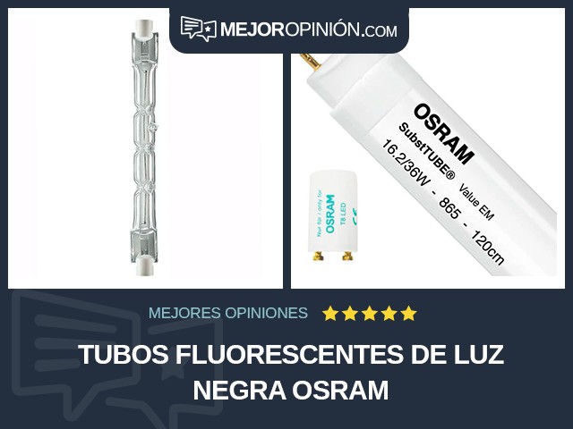 Tubos fluorescentes De luz negra OSRAM