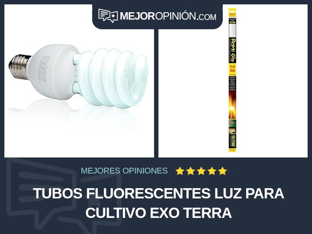 Tubos fluorescentes Luz para cultivo Exo Terra