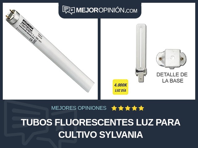 Tubos fluorescentes Luz para cultivo Sylvania