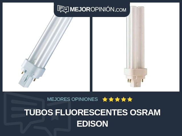 Tubos fluorescentes OSRAM Edison