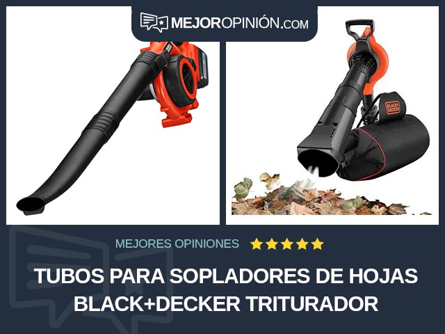 Tubos para sopladores de hojas BLACK+DECKER Triturador