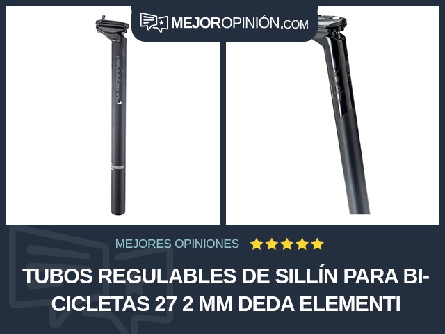 Tubos regulables de sillín para bicicletas 27 2 mm Deda Elementi