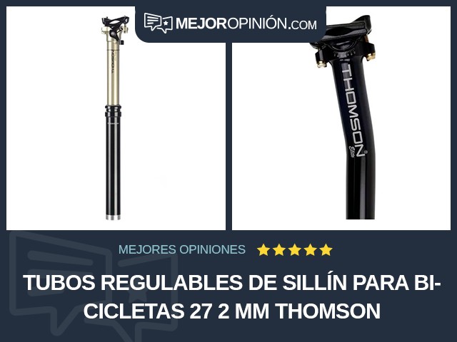 Tubos regulables de sillín para bicicletas 27 2 mm Thomson