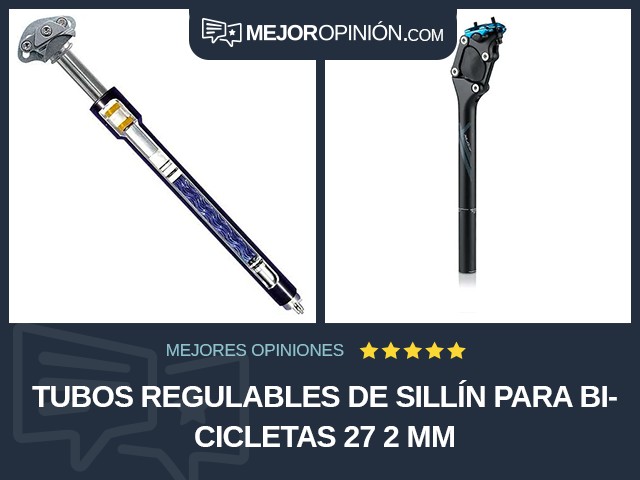 Tubos regulables de sillín para bicicletas 27 2 mm