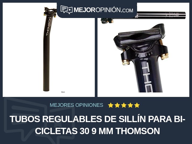 Tubos regulables de sillín para bicicletas 30 9 mm Thomson