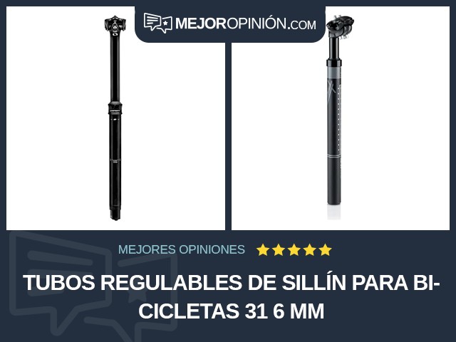 Tubos regulables de sillín para bicicletas 31 6 mm