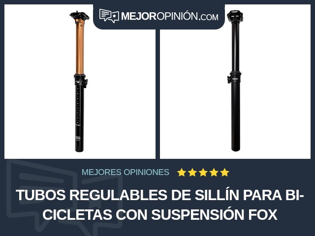 Tubos regulables de sillín para bicicletas Con suspensión Fox Racing Shox