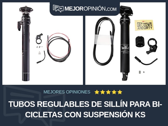 Tubos regulables de sillín para bicicletas Con suspensión KS