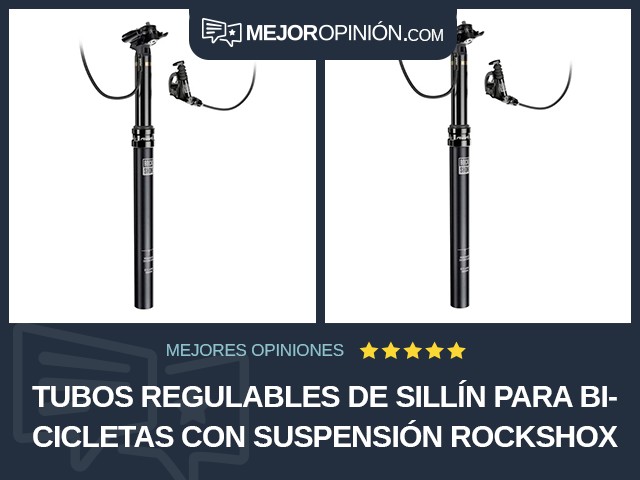 Tubos regulables de sillín para bicicletas Con suspensión RockShox