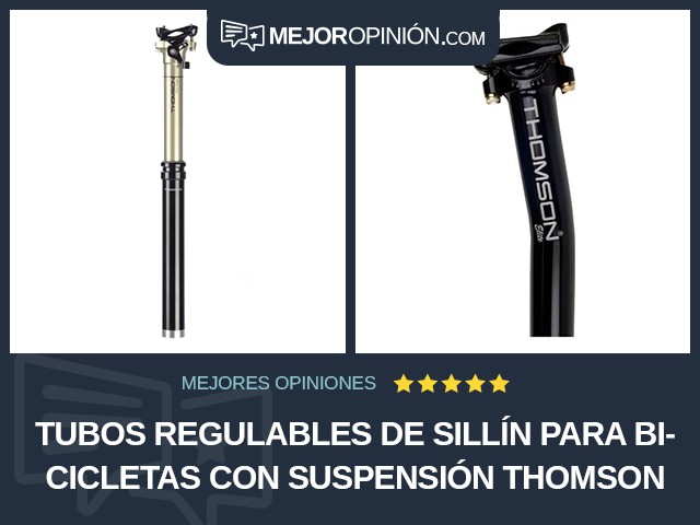 Tubos regulables de sillín para bicicletas Con suspensión Thomson