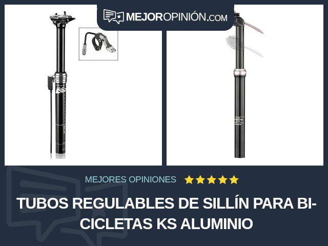 Tubos regulables de sillín para bicicletas KS Aluminio