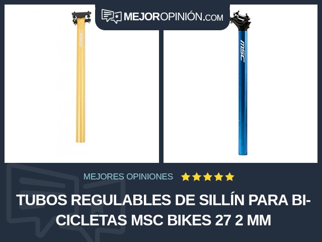 Tubos regulables de sillín para bicicletas MSC Bikes 27 2 mm