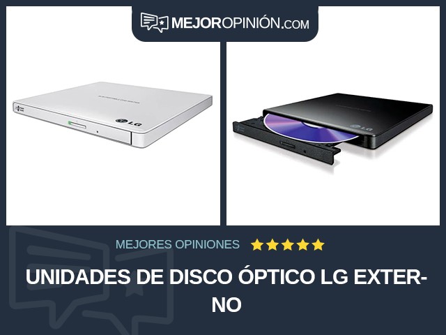 Unidades de disco óptico LG Externo