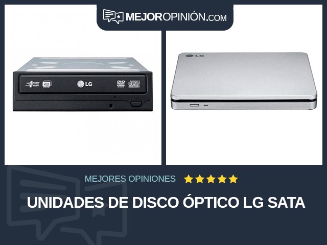 Unidades de disco óptico LG SATA