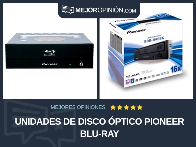 Unidades de disco óptico Pioneer Blu-ray