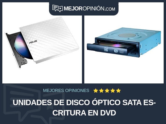 Unidades de disco óptico SATA Escritura en DVD